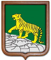 Герб Владивостока 35х43 см, печатный, светлая рама Герб Владивостока 35х43 см, печатный, светлая рама