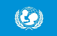 Флаг Детского фонда ООН (ЮНИСЕФ) 90х135 см Флаг Детского фонда ООН (ЮНИСЕФ) 90х135 см
