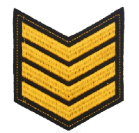 Шеврон по годам службы (годовка) 4 года службы (выслуги лет), 7,5х8,5 см Шеврон по годам службы (годовка) 4 года службы (выслуги лет), 7,5х8,5 см