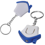 Брелок-фонарик "Дом"; белый с зеленым