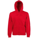 Толстовка мужская "PREMIUM HOODED SWEAT JACKET", красный_M, 70% х/б, 30% п/э, 280 г/м2 Толстовка мужская "PREMIUM HOODED SWEAT JACKET", красный_M, 70% х/б, 30% п/э, 280 г/м2