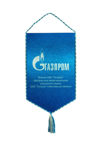 Вымпел мягкий печатный со шнуром, 10х15 см