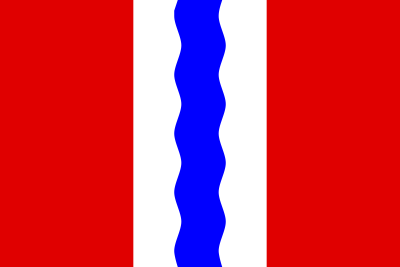 Флаг Омской области 90х135 см