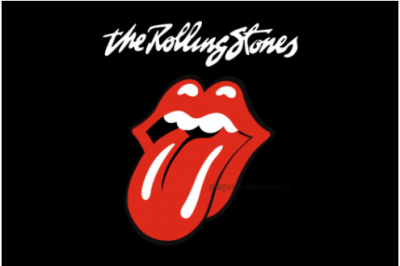 Флаг группы Rolling Stones 90х135 см