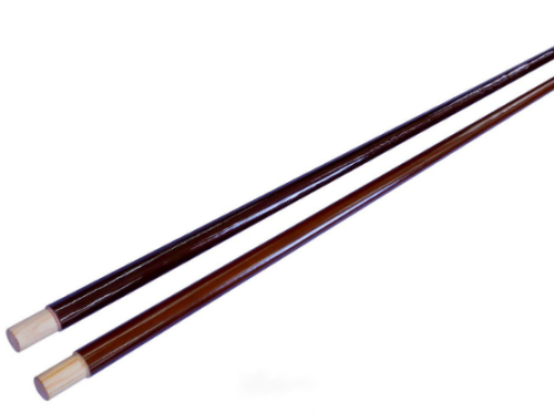 Флагшток напольный деревянный с основанием Блин (сосна) 1 шток 2,2 м