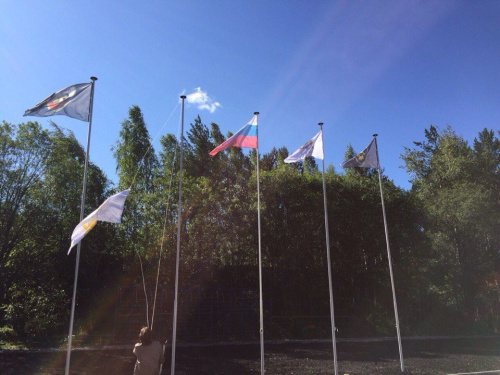 Флагшток уличный стационарный ЭКОНОМ СТАНДАРТ 8 метров