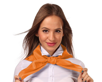 Платок Фантазия из шелка расцвечивания 80х80, однотонный